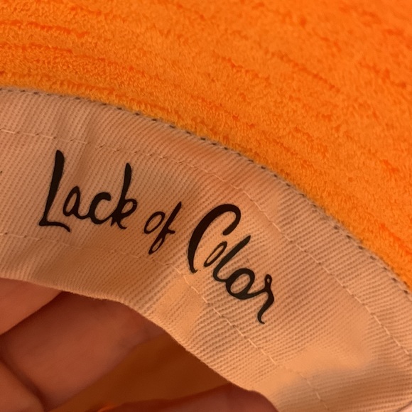 Lack of Color Tangerine Terry Wave Bucket Hat new with tags - Picture 9 of 10